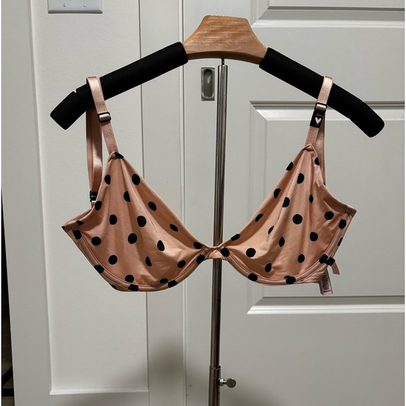 Victorias Secret Polka Dot Unlined Bra - Picture 2 of 5
